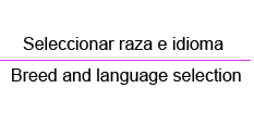 muguiris selecione raza e idoma